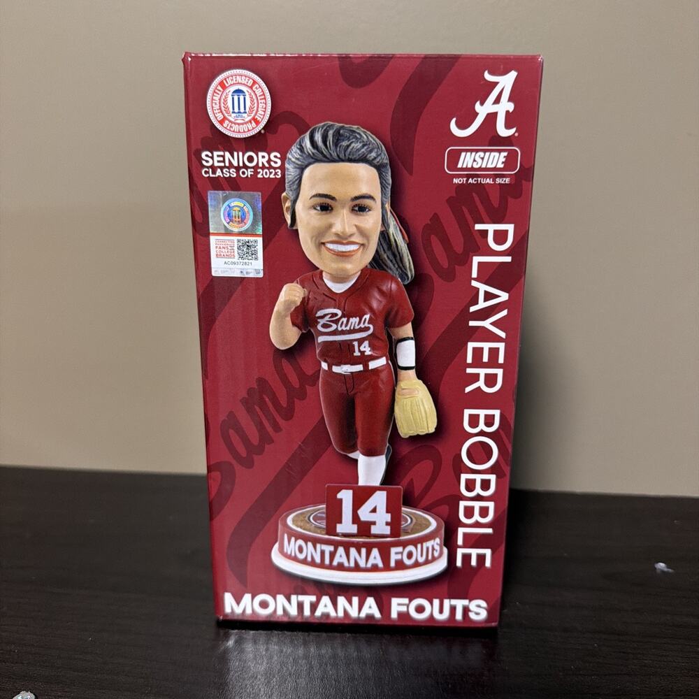 Montana Fouts Alabama Crimson Tide Softball Student Athlete Bobblehead NCAA